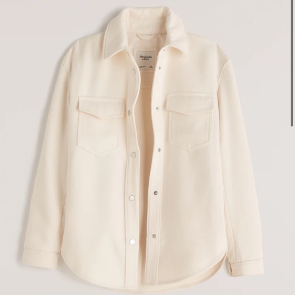 Abercrombie Cozy Shirt Jacket (NWOT)
